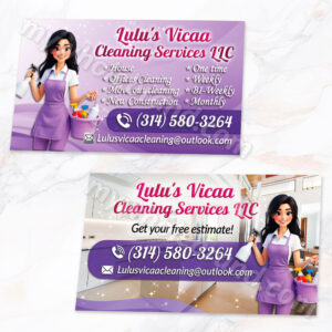 tarjetas de cleanings services 45