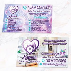 tarjetas de presentacion de limpieza de casas purpura 49