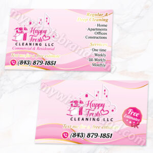 Tarjetas de presentacion luxury de cleaning services 51