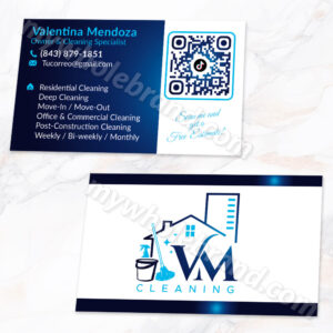 tarjetas de presentacion de cleaning services 59